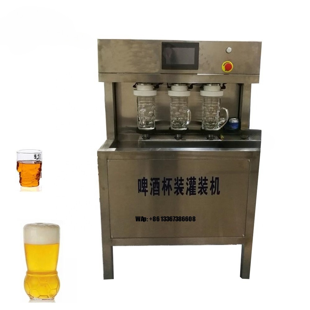 Wine To Beer Alcohol - Manuelle Bierfüllmaschine für Tassen, Alkohol, Wein,