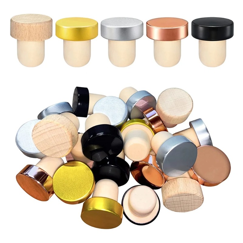 Wine Beer Tasting - 10Pcs Wein Flasche Kork Stopper T