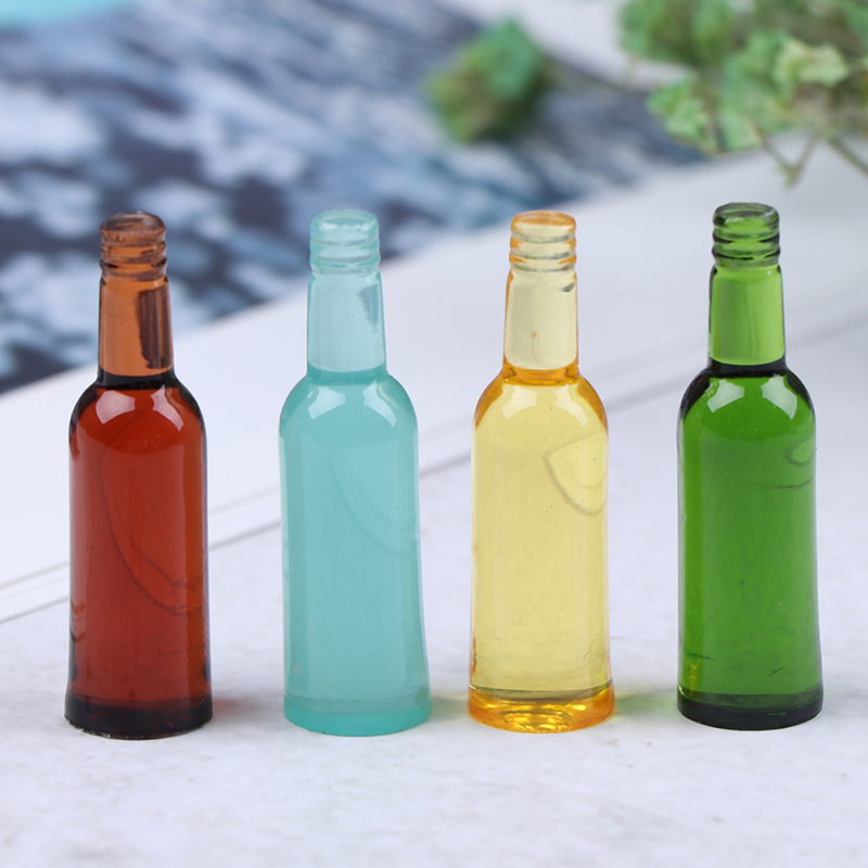Wine Beer & More - 6 Stück 1:12 Puppenhaus Miniatur Bier