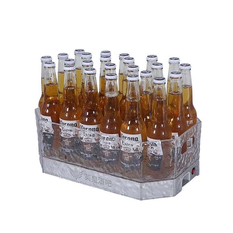 Wine Plus Beer - Leuchtender Bierkühler für Bar/KTV, Nachtclub, LED,