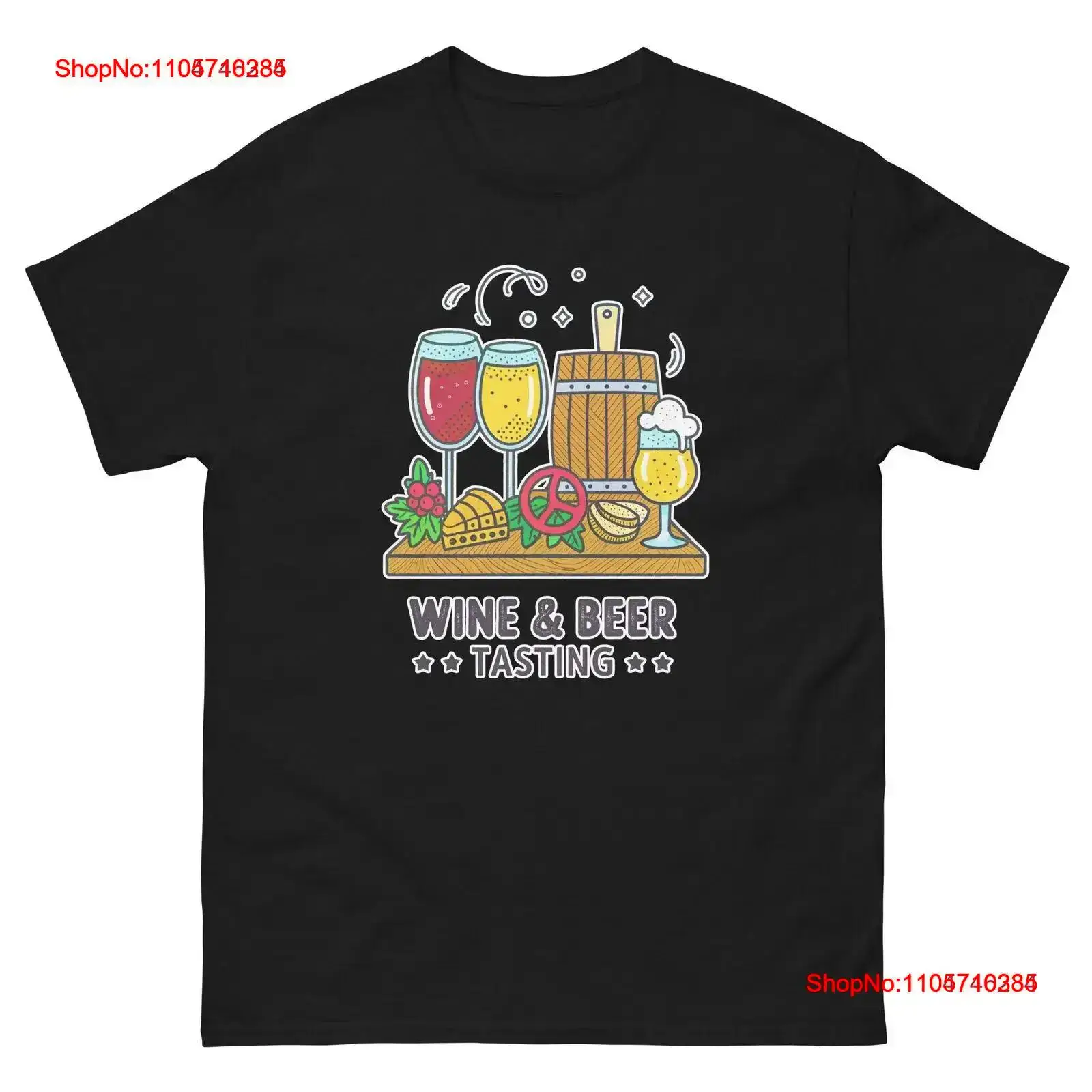 Wine Beer Tasting - T-Shirt für Wein- und Bier-Verkostungsevents, soziale