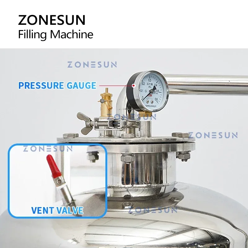 Wine Beer & More - ZONESUN Kohlensäurehaltige Getränke Isobaric Füllmaschine Bier