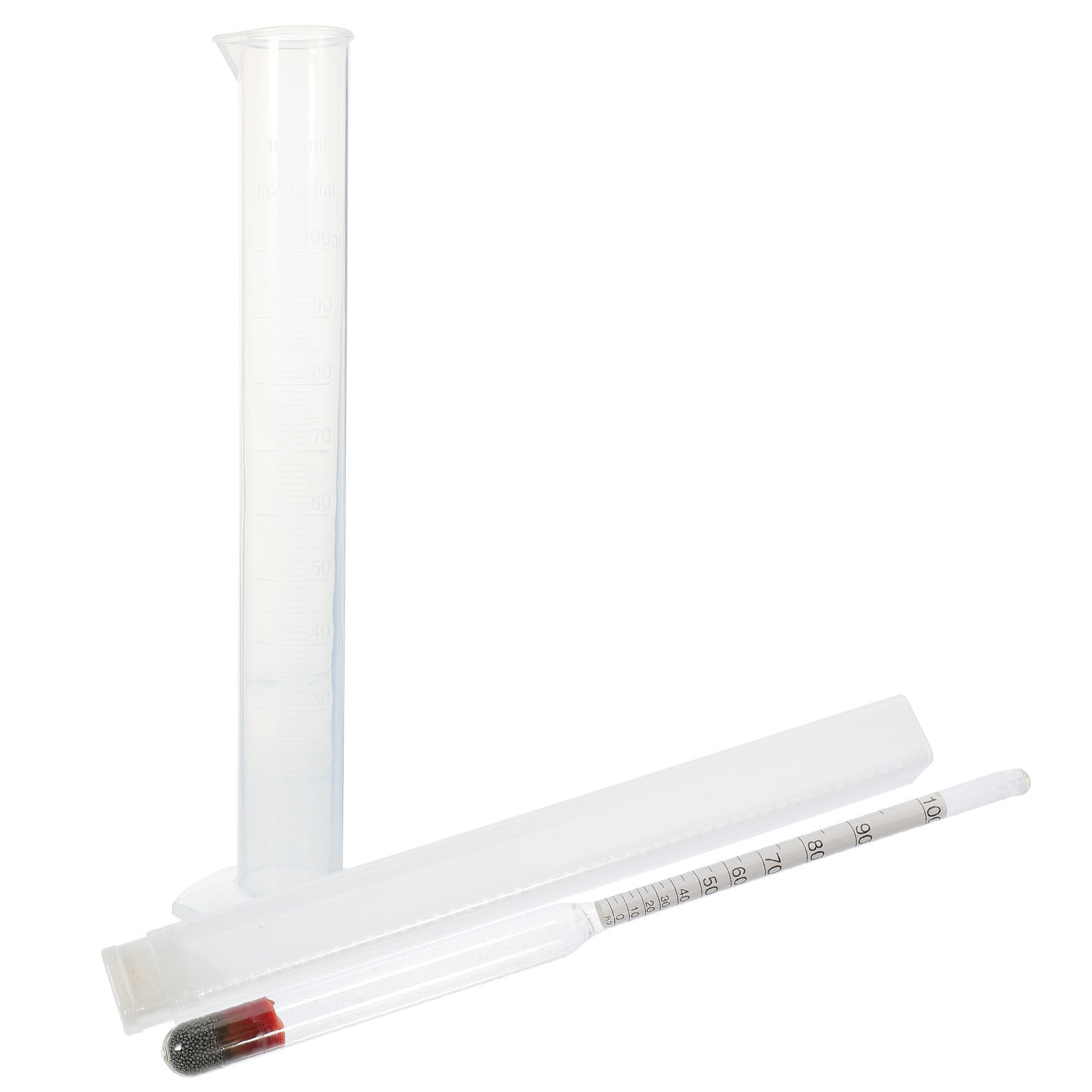 1 Set Dreifach-Hydrometer für  – Wine Beer Cider Bewertung und Preis