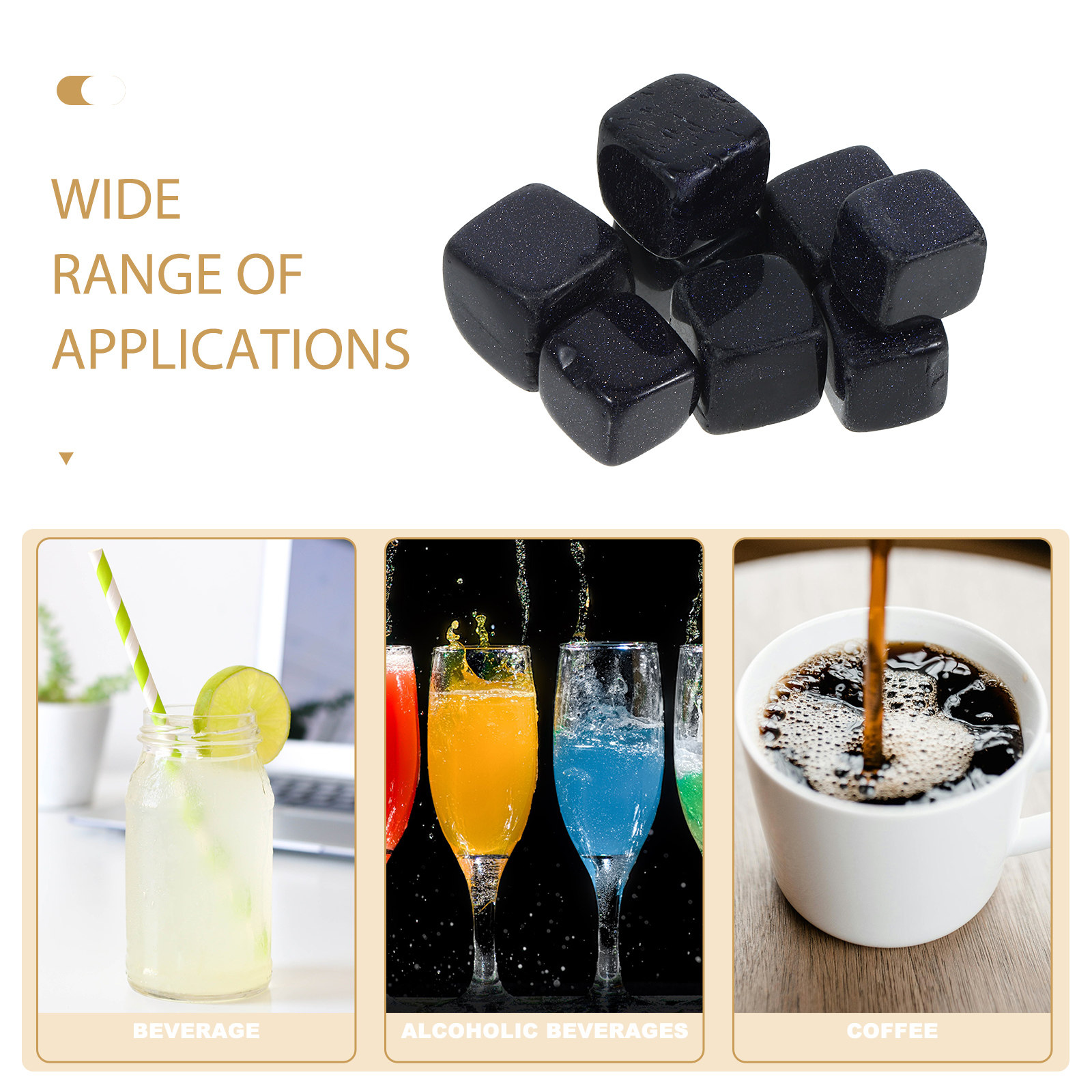 100G Quarz-Whisky-Kühlsteine,  – Wine Beer Tasting Bewertung und Preis