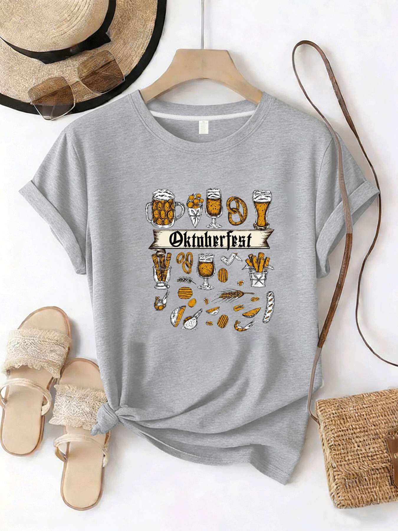 【MYJ06261】Bierfest-T-Shirt für – Wine Plus Beer Bewertung und Preis