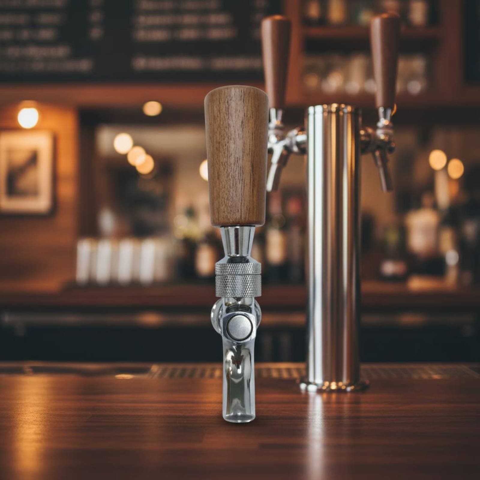 Kurzer Holz-Bierhahngriff aus  – Wine Beer & More Bewertung und Preis